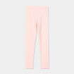 Legging en maille coton rose fille