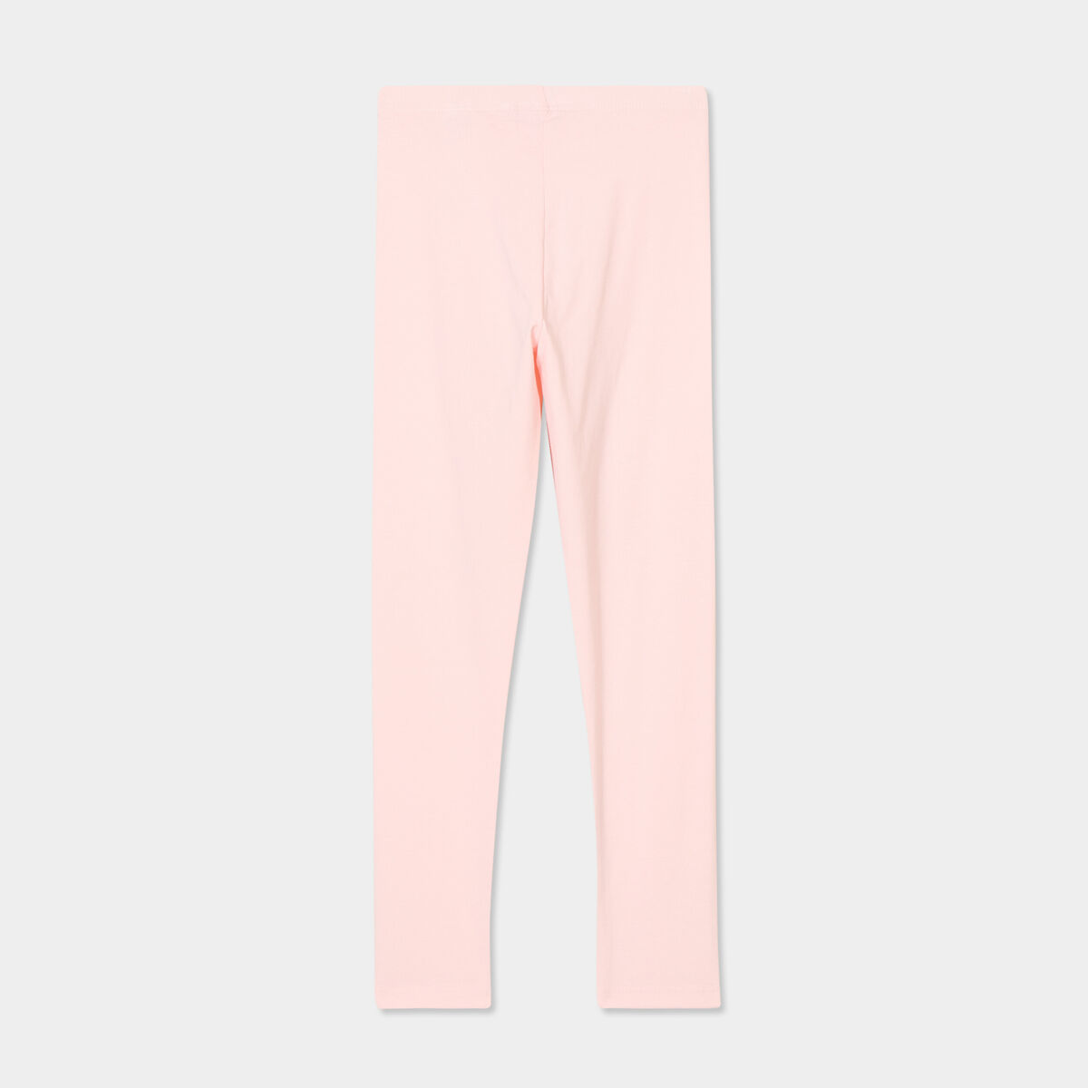 Legging en maille coton rose fille