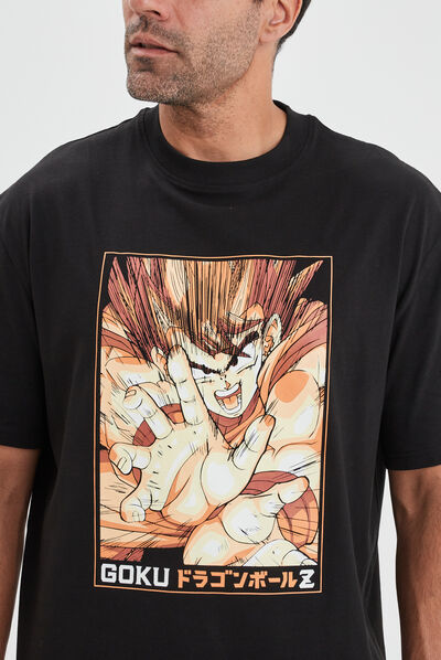 T-shirt manches courtes Dragon Ball Z noir homme