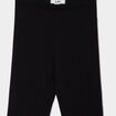 Legging long coton taille &eacute;lastiqu&eacute;e noir fille