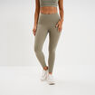 Legging de sport taille haute vert kaki femme