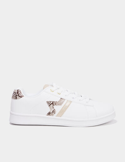 Tennis basses à lacets Creeks sable femme