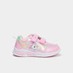 Baskets running semelles lumineuses rose fille