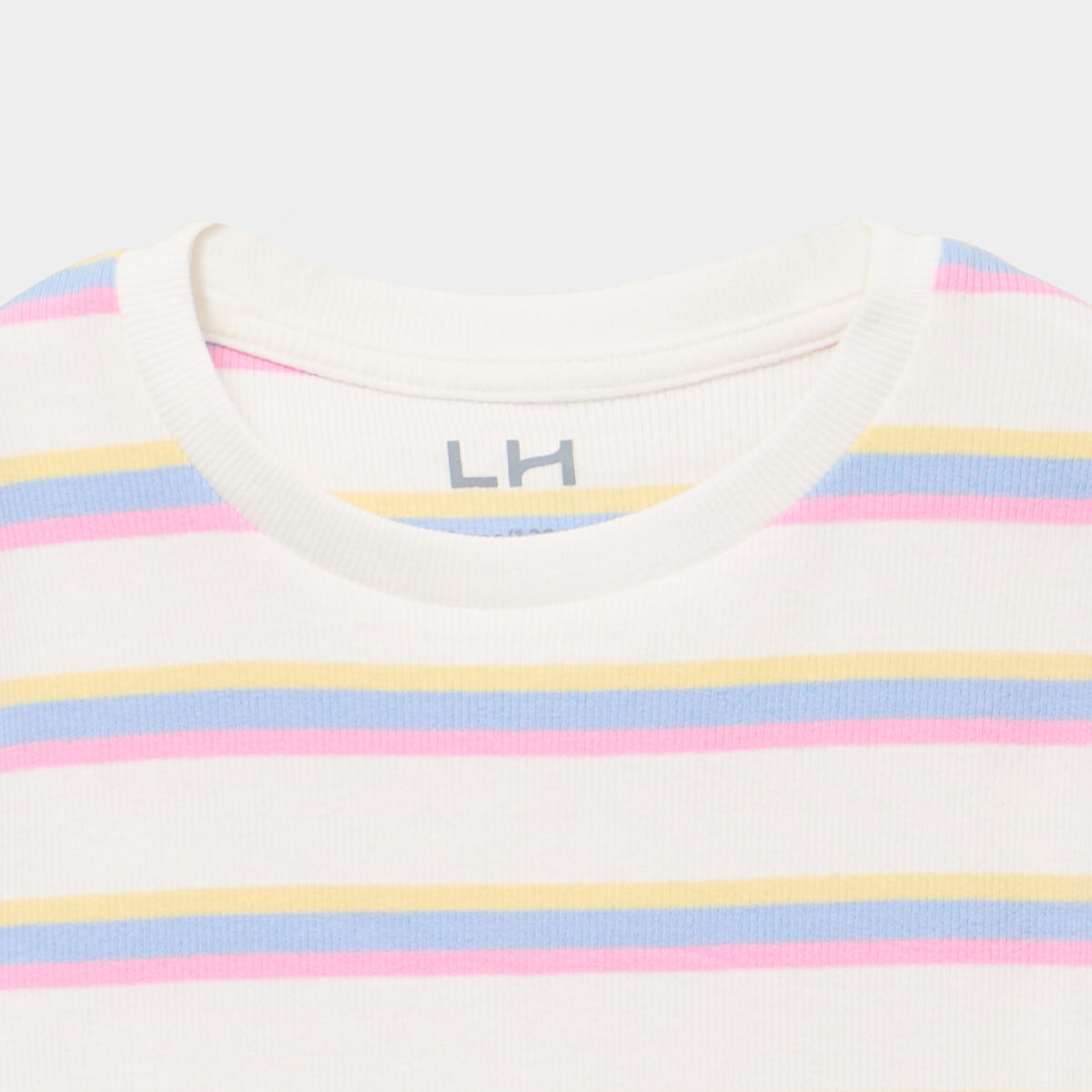 T-shirt c&ocirc;tel&eacute; manches courtes ecru fille