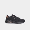 Baskets running &agrave; lacets Skechers noir femme