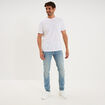 Jeans slim 5 poches denim double stone homme
