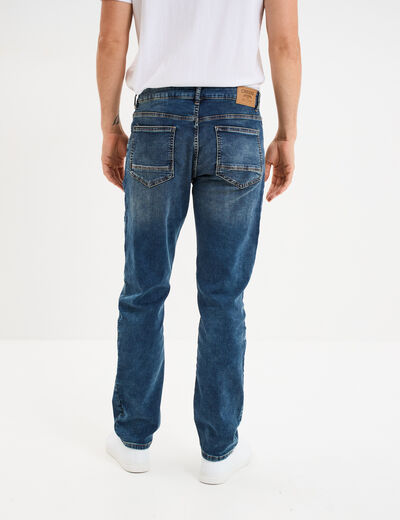 Jean stretch coupe regular denim dirty homme