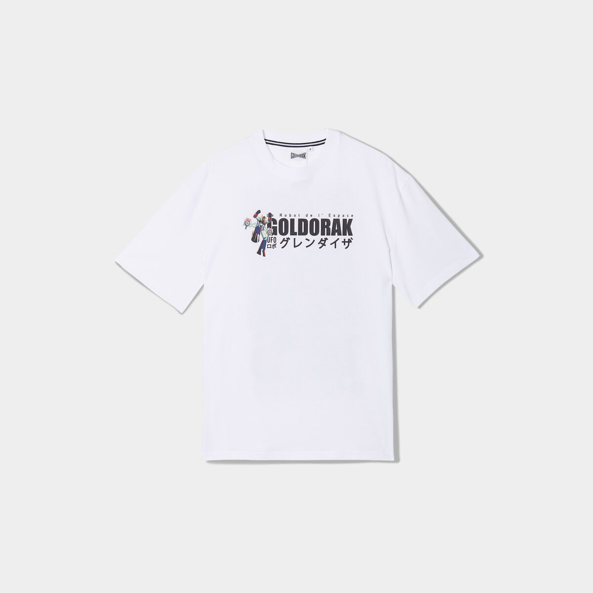 T-shirt manches courtes Goldorak blanc homme