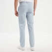 Pantalon chino droit stretch bleu ciel homme