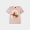 T-shirt manches courtes Le Roi lion sable femme