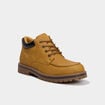 Boots crant&eacute;es &agrave; lacets jaune homme