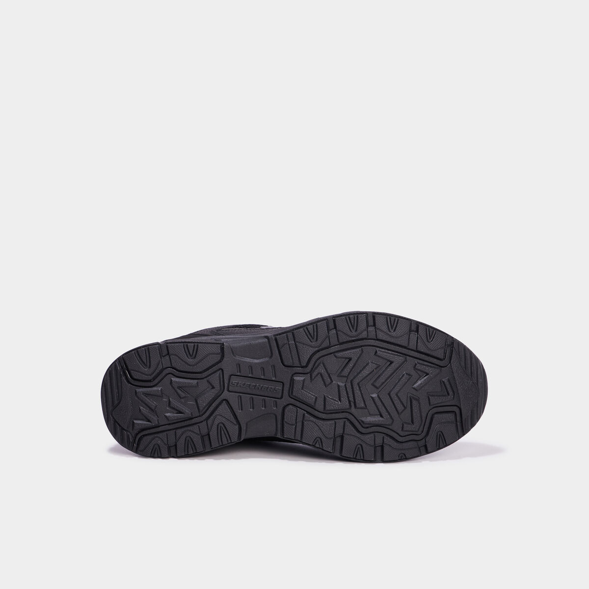Baskets running m&eacute;moire forme Skechers noir homme