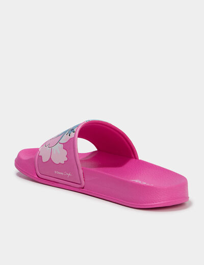 Claquettes de plage Stitch rose fille