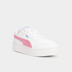 Tennis basses à lacets Puma Carina Deep rose fushia fille