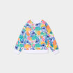 Sweat droit manches longues Stitch multicolore fille