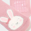 Chaussettes d'int&eacute;rieur rose b&eacute;b&eacute; fille