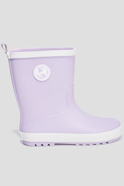 Bottes de pluie Trappeur parme fille
