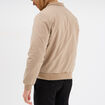 Blouson zipp&eacute; col montant Creeks taupe homme