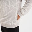 Sweat hoodie à capuche manches longues gris clair homme