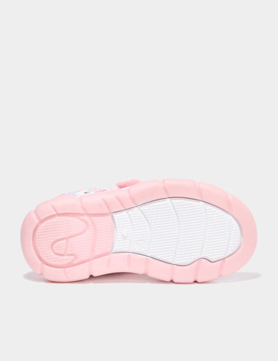 Sandales semelles lumineuses blanc fille