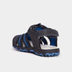 Sandales &agrave; scratchs avec bout renforc&eacute; bleu gar&ccedil;on