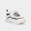 Baskets running semelles lumineuses blanc garçon
