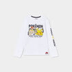 T-shirt manches longues coton Pokémon blanc garçon