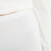 Legging 7/8ème taille élastiquée blanc femme