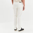 Jeans slim 5 poches denim blanc homme