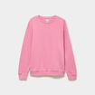 Sweat molleton col rond rose homme