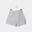 Short slouchy ceinturé taille élastiquée bleu marine fille