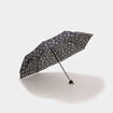 Parapluie compact r&eacute;tractable noir mixte