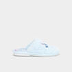 Chaussons mules fausse fourrure Stitch bleu fille