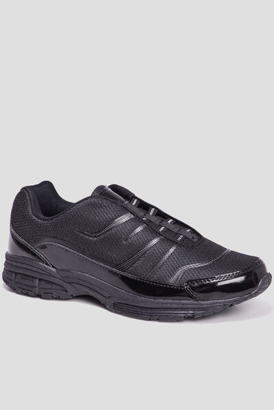 Baskets running élastiquées Liberto noir femme