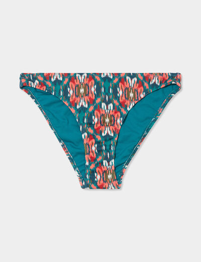 Bas de maillot de bain coordonnable bleu pétrole femme