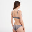 Soutien-gorge emboîtant paddé dentelle bleu gris femme