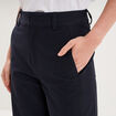 Pantalon ballon taille haute bleu fonc&eacute; femme