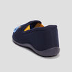 Chaussons sans gêne bleu garçon