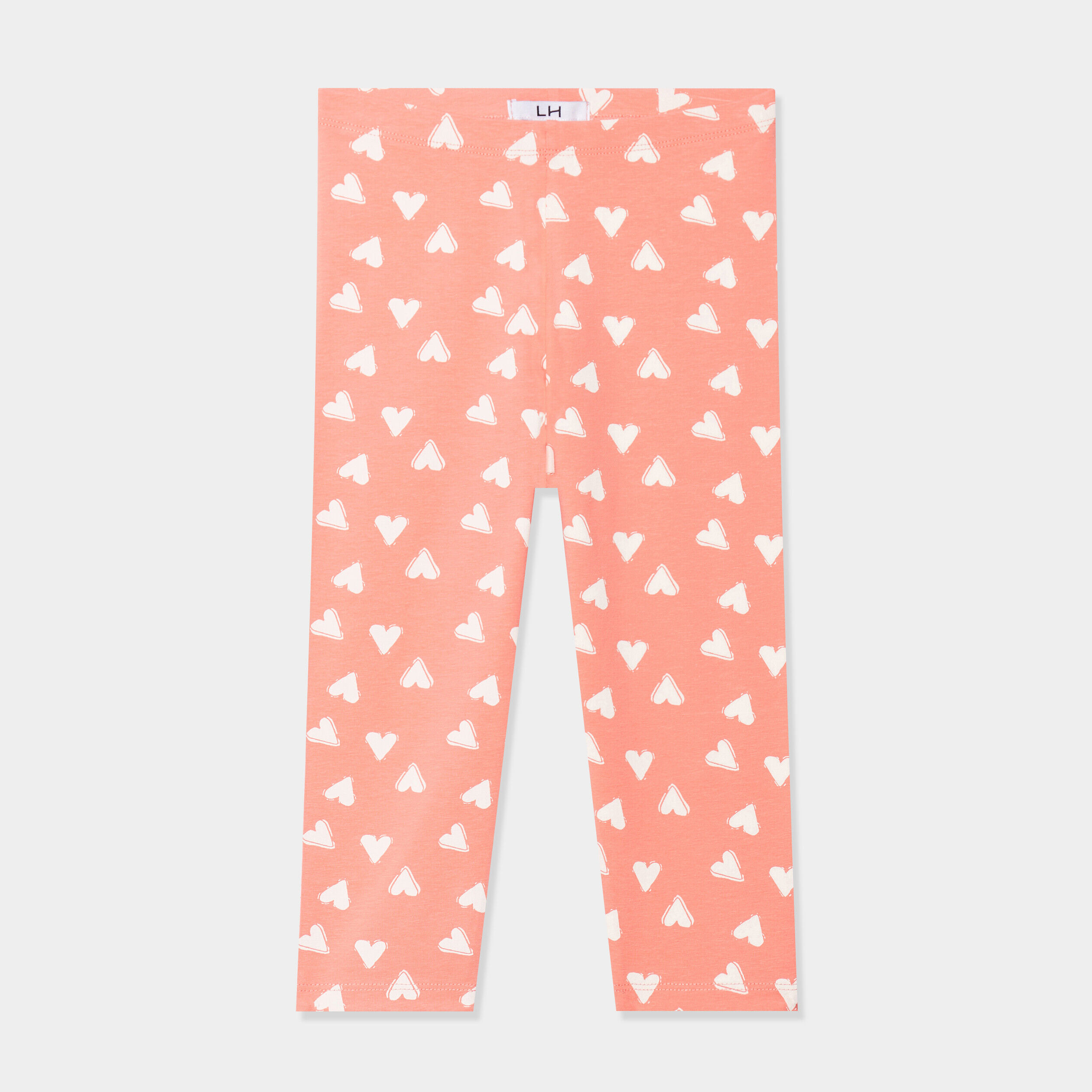 Legging 3/4 vieux rose fille LH