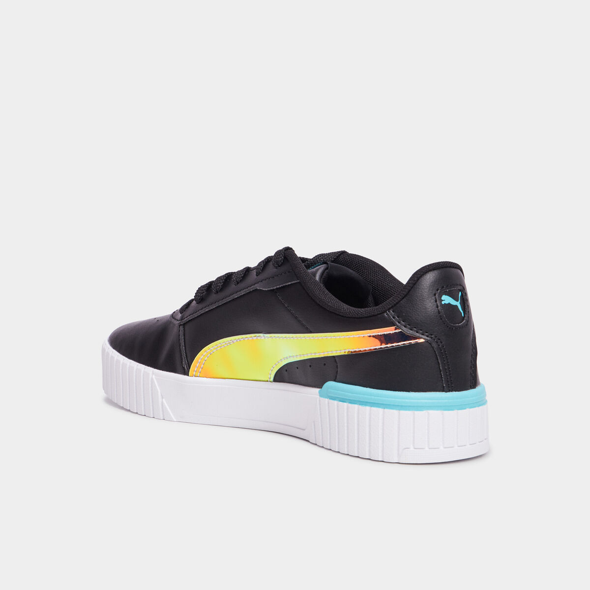 Tennis basses à lacets Puma Carina noir fille