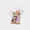 T-shirt manches courtes Les Sisters blanc fille