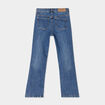 Jeans bootcut poches plaquées Creeks denim stone fille