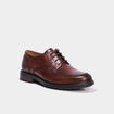 Derbies en cuir marron homme