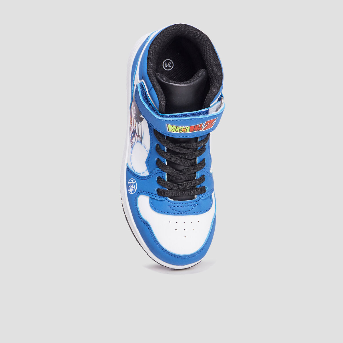 Baskets montantes Dragon Ball Z bleu garçon