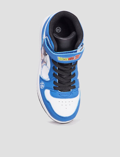 Baskets montantes Dragon Ball Z bleu garçon