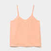 Haut de pyjama d&eacute;bardeur gaze de coton rose clair femme