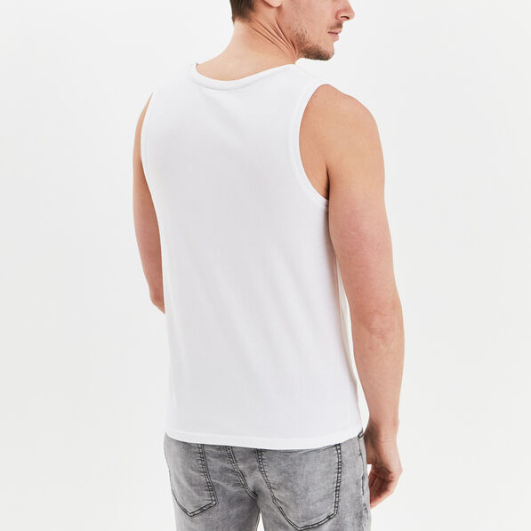 debardeur bretelles larges liberto blanc homme Débardeur bretelles larges Liberto blanc homme