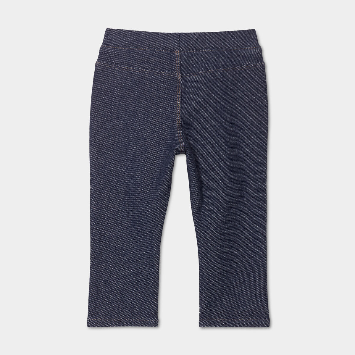 Tregging en jean taille élastiquée denim stone bébé fille