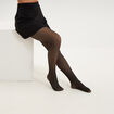 Collant polaire effet transparent 200D noir femme