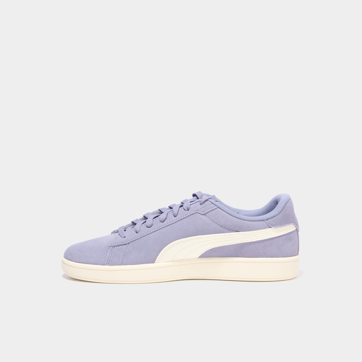 Baskets cuir su&eacute;dine Puma Smash V3 bleu homme